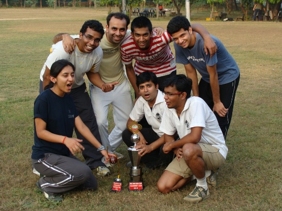 The runner up team of Harmony Cup at IIM Lucknow